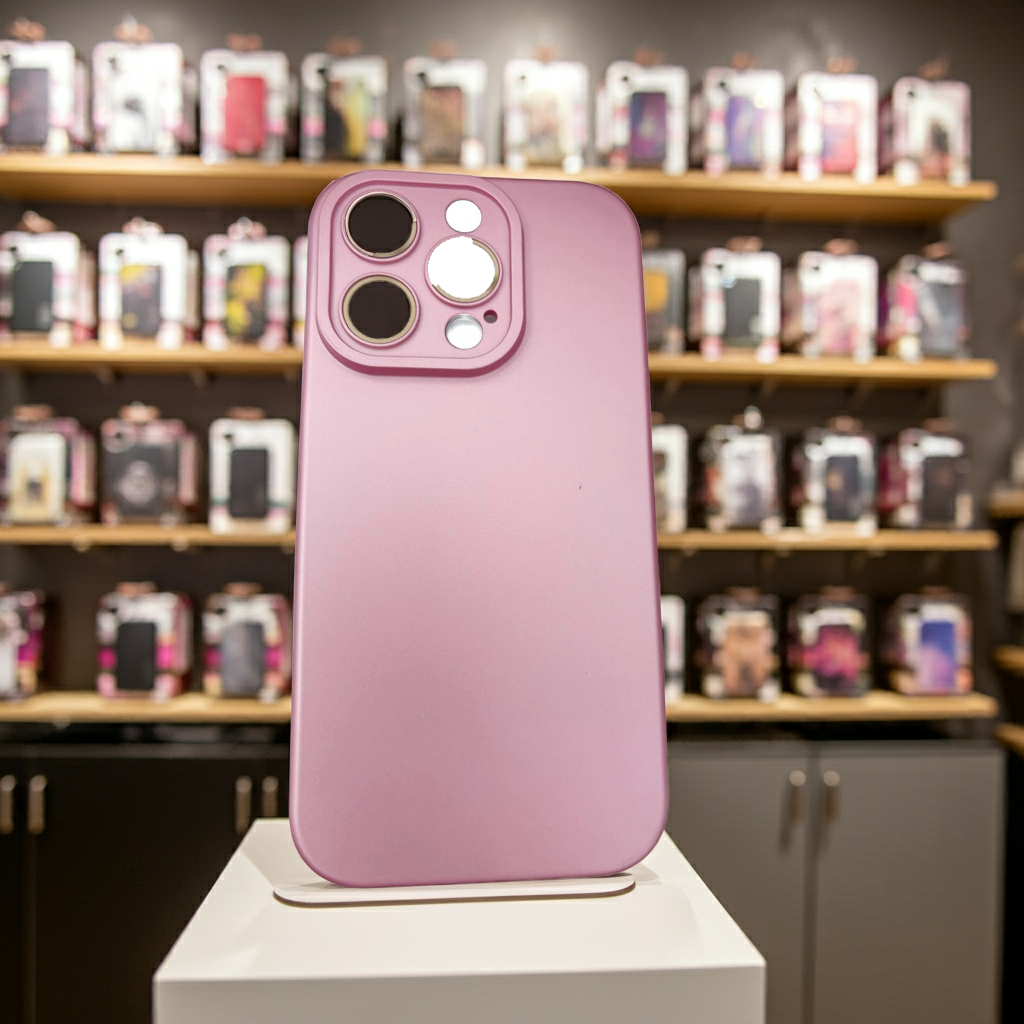 Cover iPhone 15 Pro Max rosa - Protezione elegante e colorata - MOKO