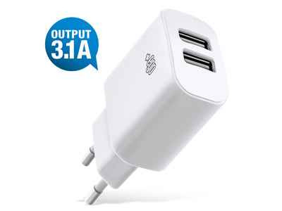 Caricatore dual USB per ricarica veloce e conveniente - MOKO
