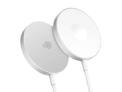 Caricatore Wireless Magnetico 15W Trio Mag Silver - MOKO