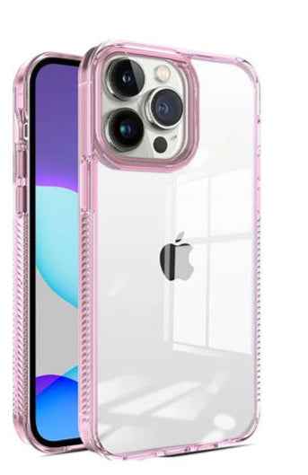 Cover rigida trasparente Iphone 16 Plus- rosa - MOKO