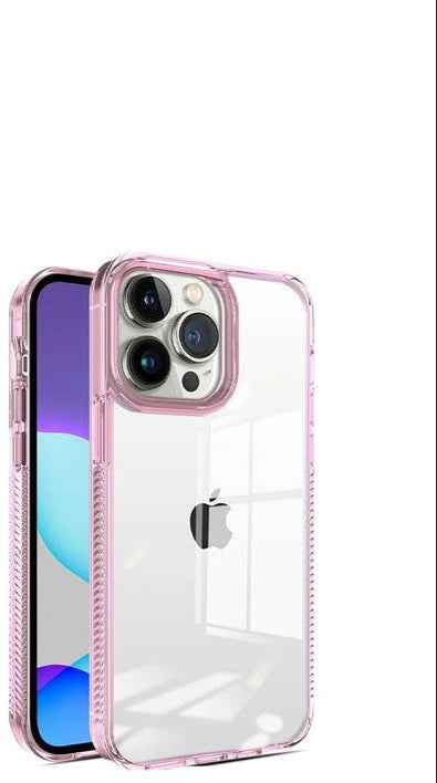Cover rigida trasparente Iphone 16 Pro- rosa - MOKO
