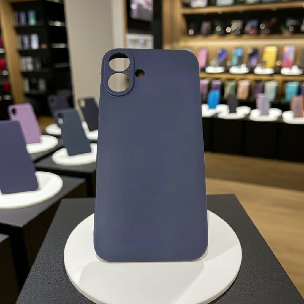 Cover iPhone 16 Plus blu scuro - Protezione elegante e resistente - MOKO