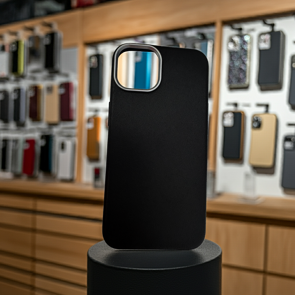 Cover iPhone 13-14 nera - Protezione elegante e resistente per il tuo smartphone - MOKO