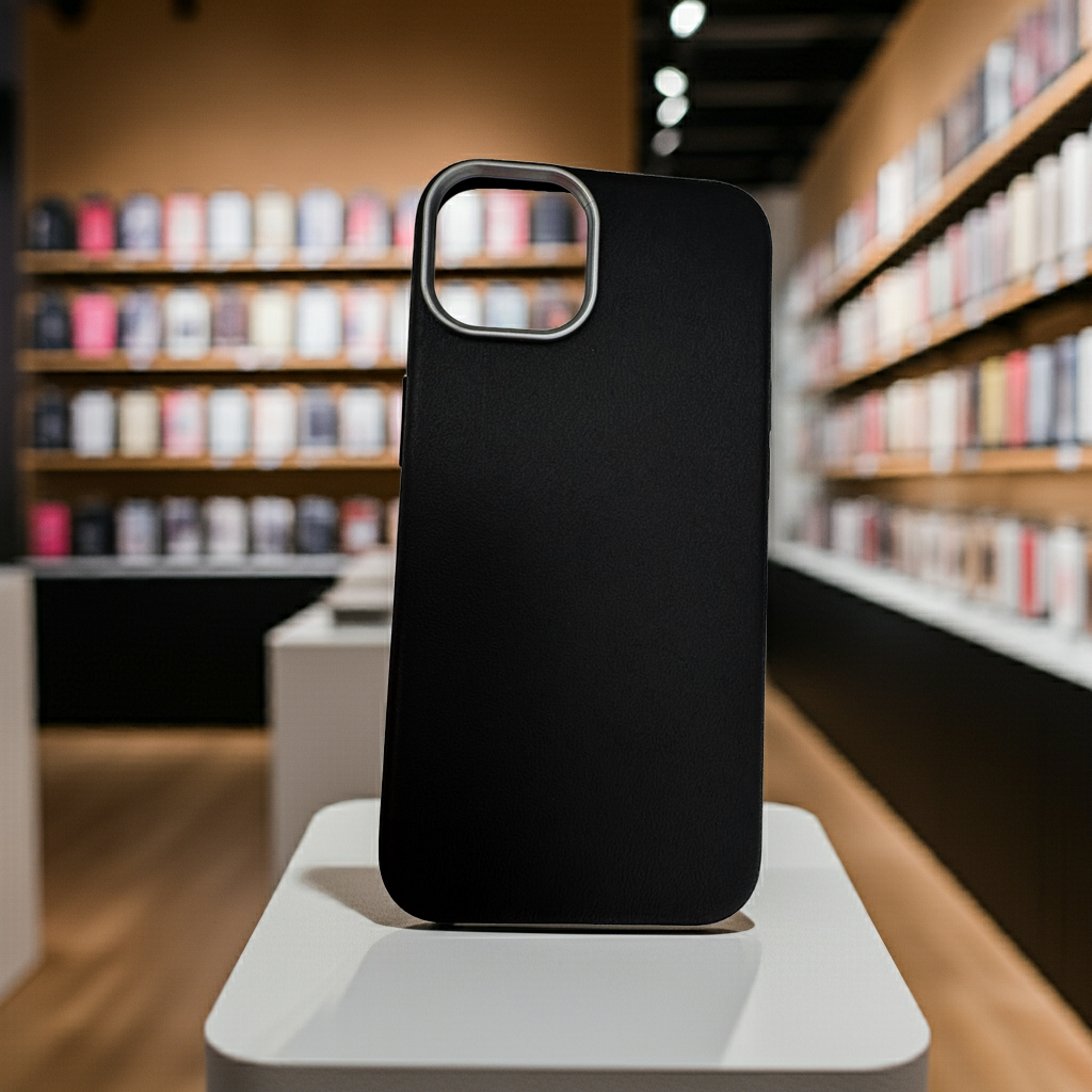 Cover iPhone 13-14 nera - Protezione elegante e resistente per il tuo smartphone - MOKO