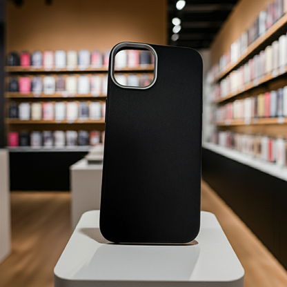 Cover iPhone 13-14 nera - Protezione elegante e resistente per il tuo smartphone - MOKO