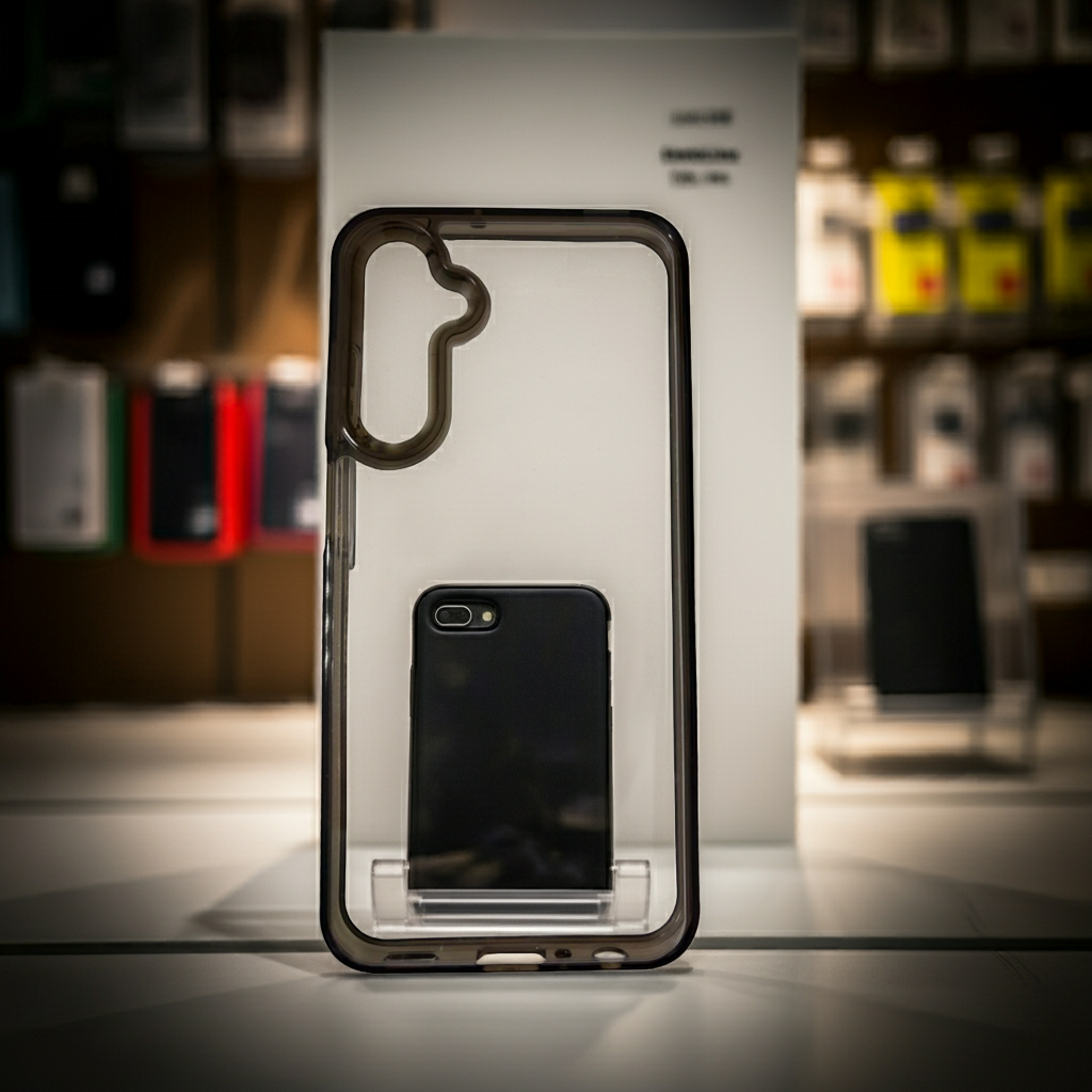 Cover trasparente Samsung Galaxy a25 nero - MOKO