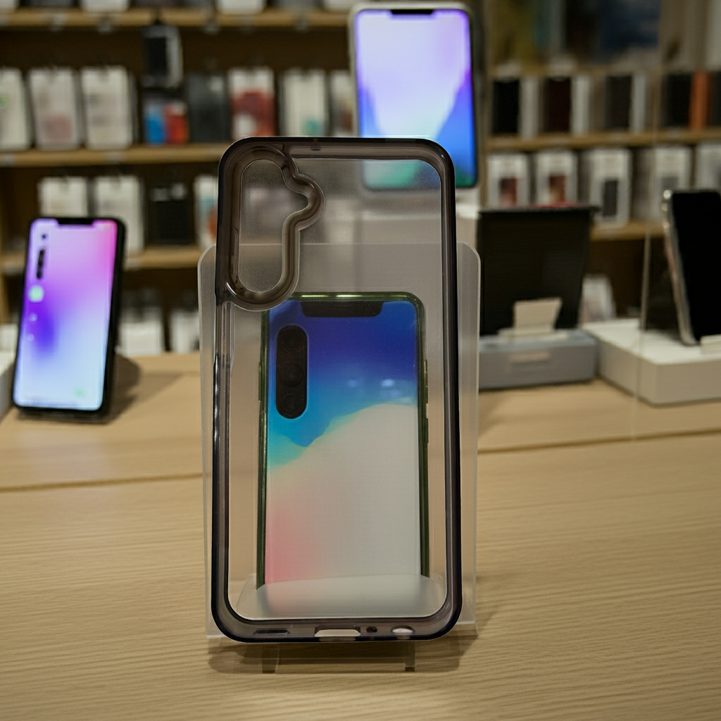 Cover trasparente Samsung Galaxy a25 nero - MOKO