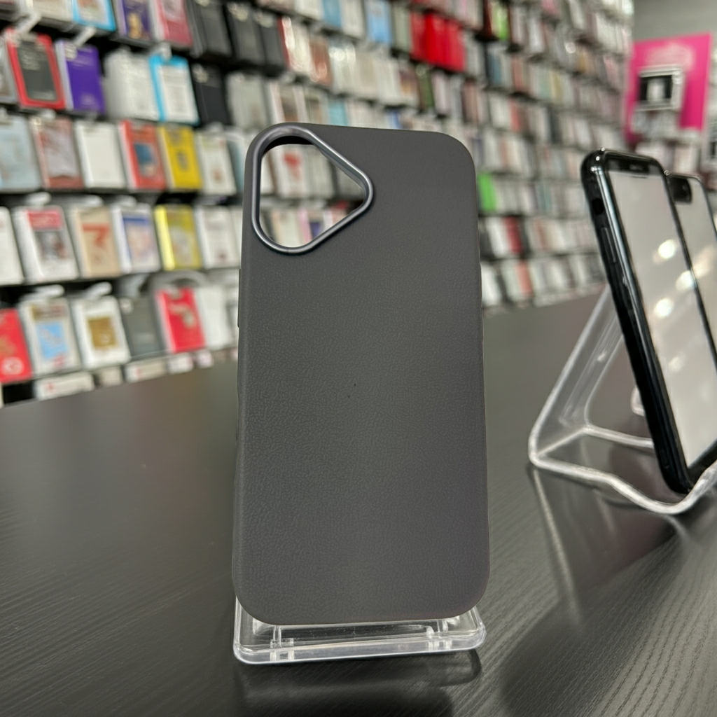 Cover colorata iPhone 16 grigio scuro per una protezione elegante e sicura - MOKO