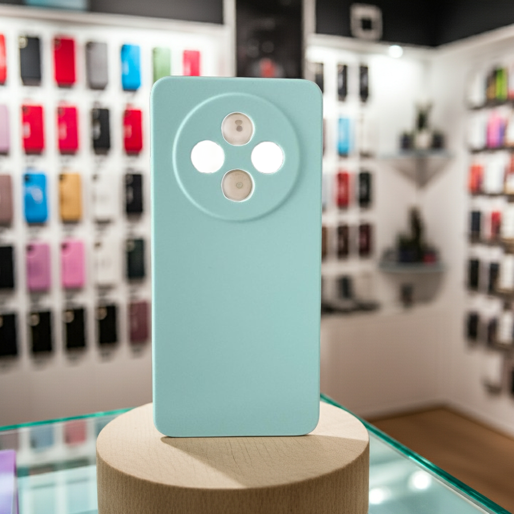 Cover colorata Oppo reno 12 fs verde acqua chiaro - MOKO