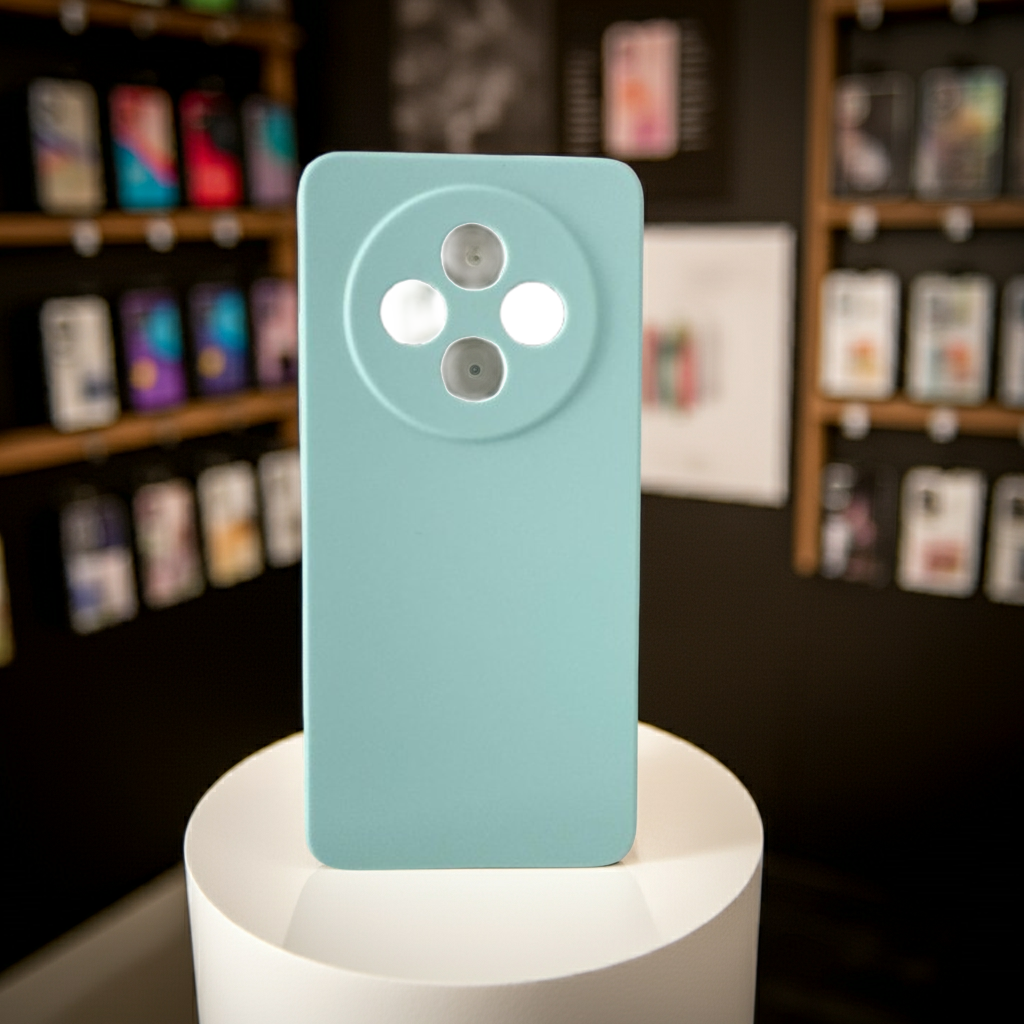 Cover colorata Oppo reno 12 fs verde acqua chiaro - MOKO