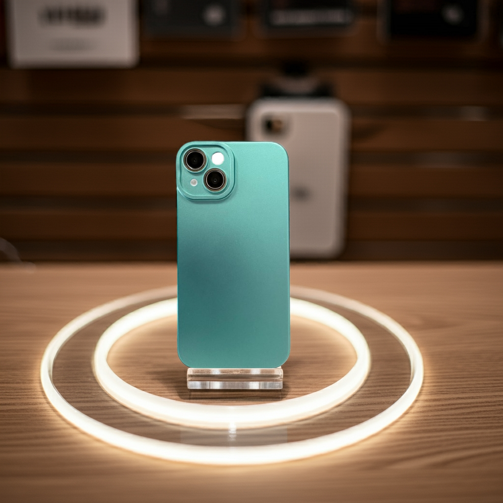 Cover colorata Iphone 14 Verde acqua - MOKO