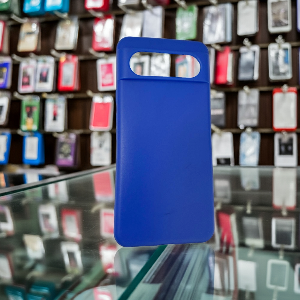 Cover Google Pixel 8 blu acceso - Protezione elegante e colorata - MOKO