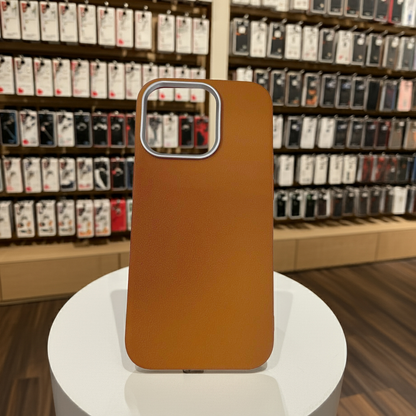 Cover colorata iPhone 14 Pro marrone - Protezione elegante e resistente - MOKO