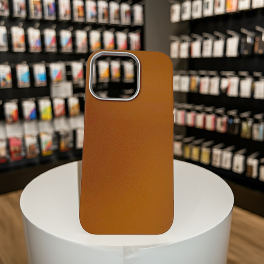 Cover colorata iPhone 14 Pro marrone - Protezione elegante e resistente - MOKO