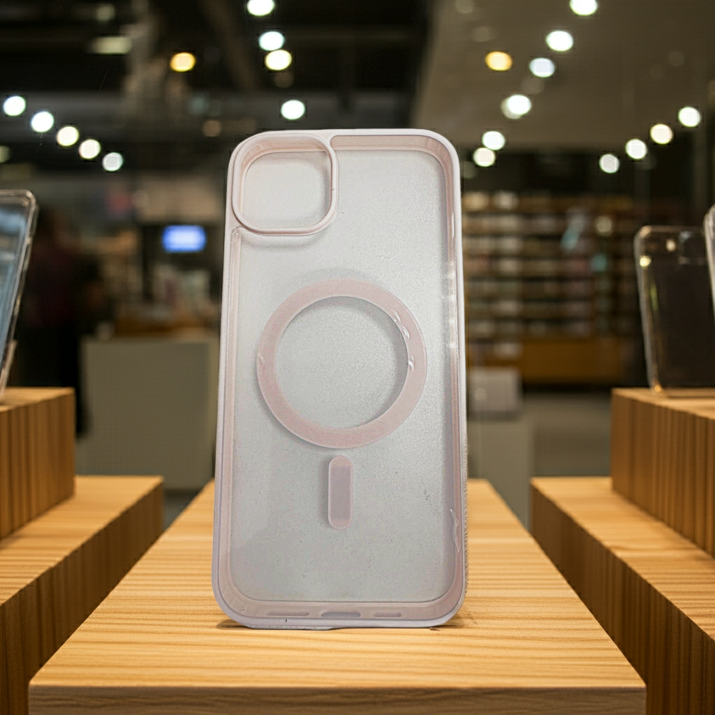 Cover trasparente iPhone 15 Plus Magsafe - Rosa Chiaro - MOKO