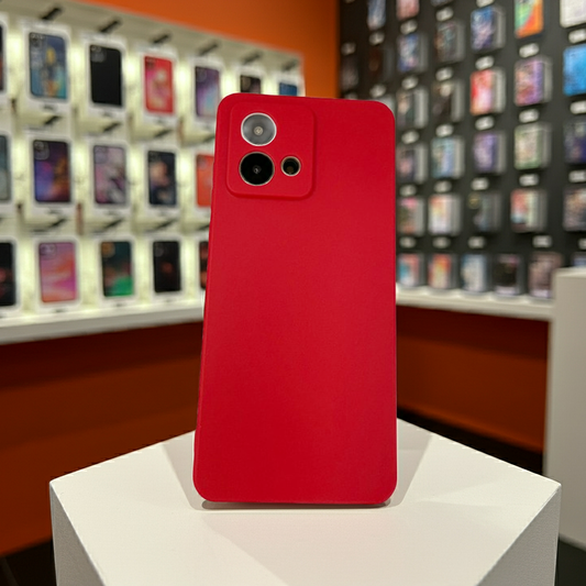 Cover colorata Motorola G84 rosso - MOKO