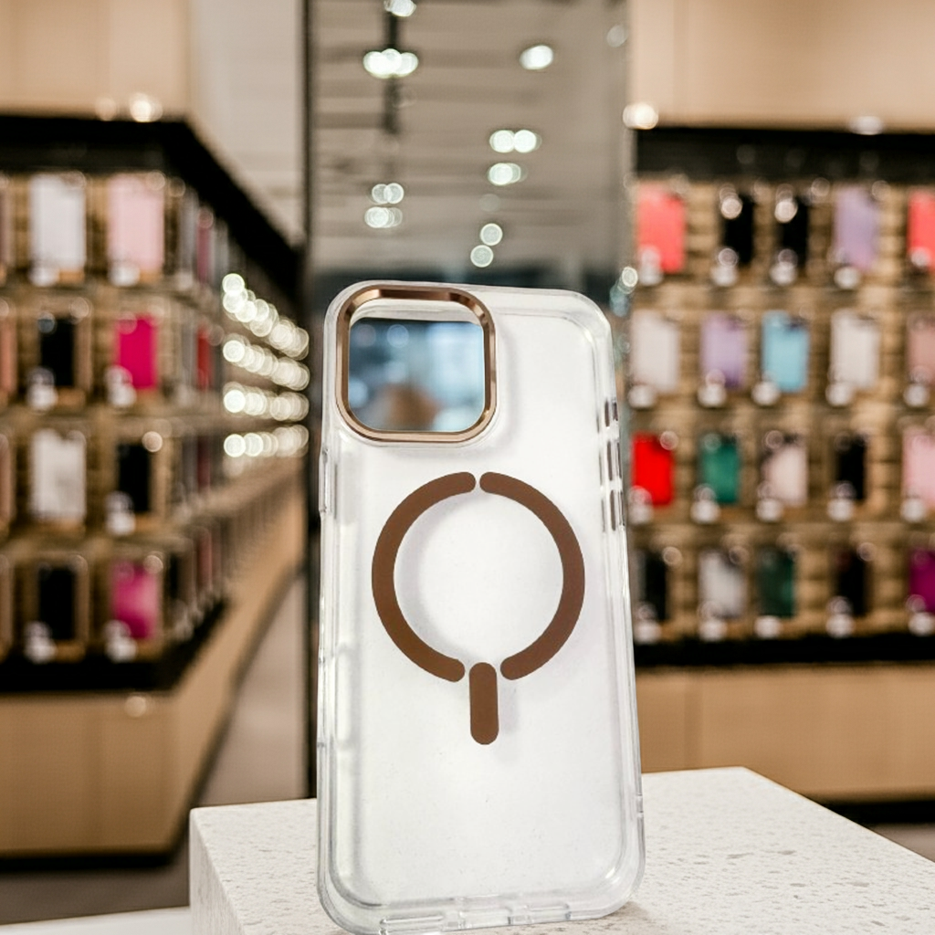 Cover trasparente iPhone 16 Pro Max MagSafe - Rame - MOKO