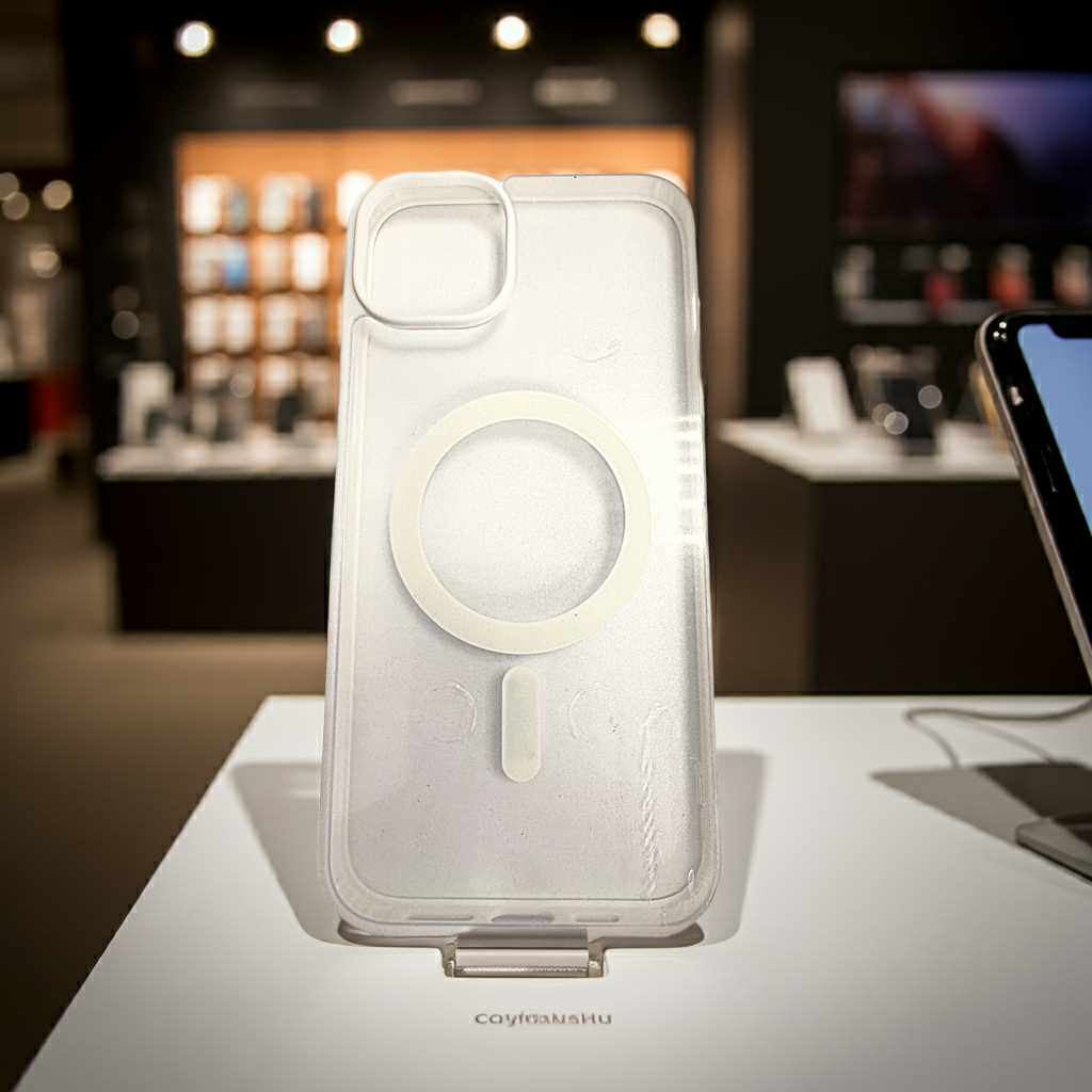 Cover trasparente iPhone 14 Plus MagSafe - Bianco - MOKO