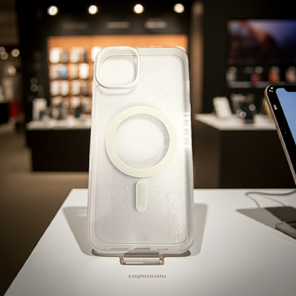 Cover trasparente iPhone 14 Plus MagSafe - Bianco - MOKO