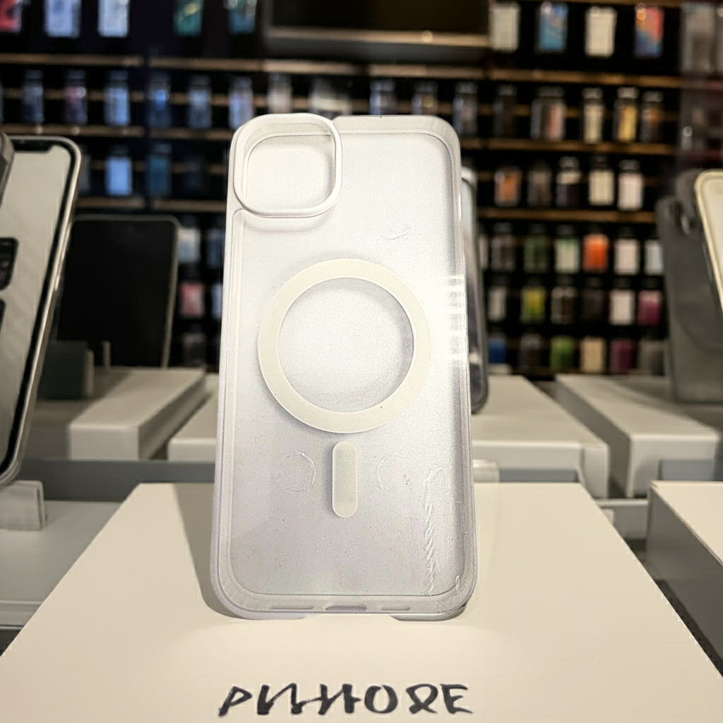 Cover trasparente iPhone 14 Plus MagSafe - Bianco - MOKO