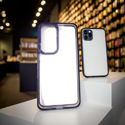 Cover trasparente Samsung Galaxy S24 viola - MOKO