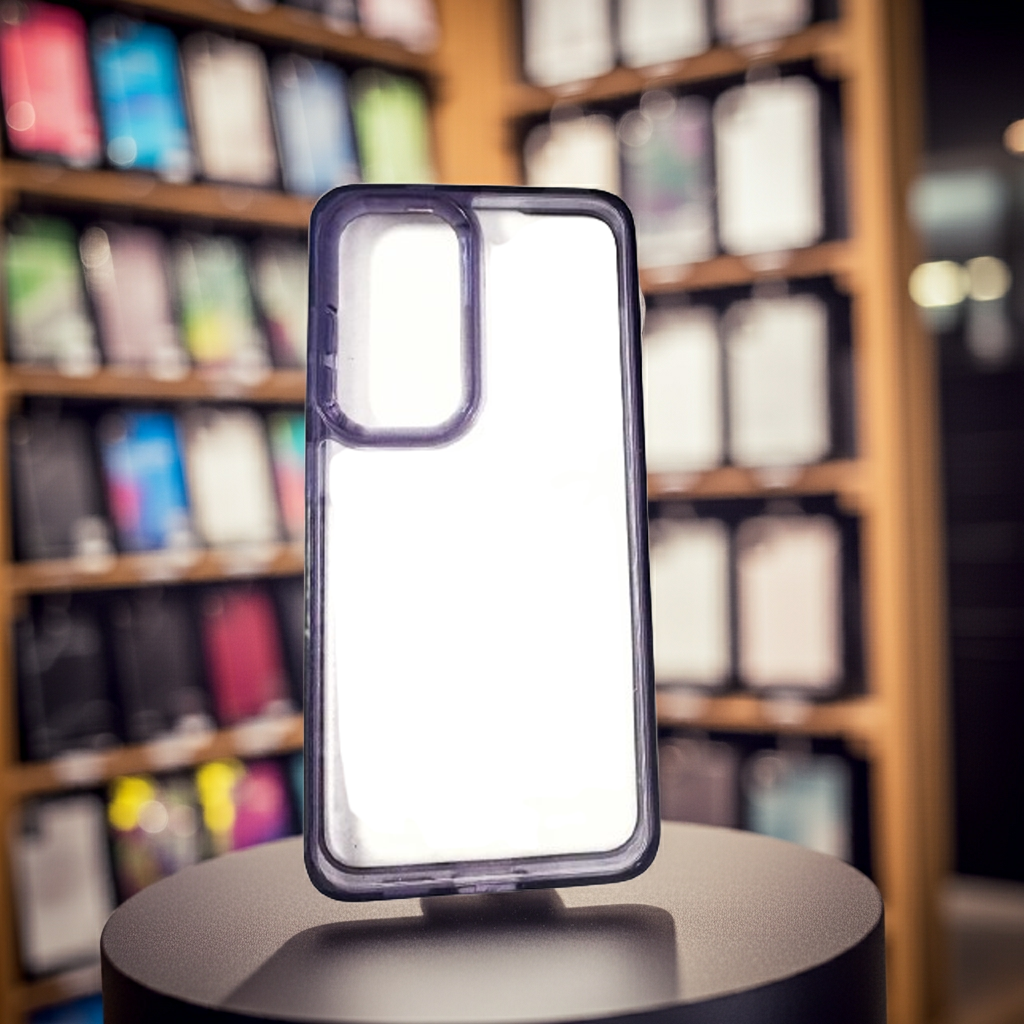 Cover trasparente Samsung Galaxy S24 viola - MOKO