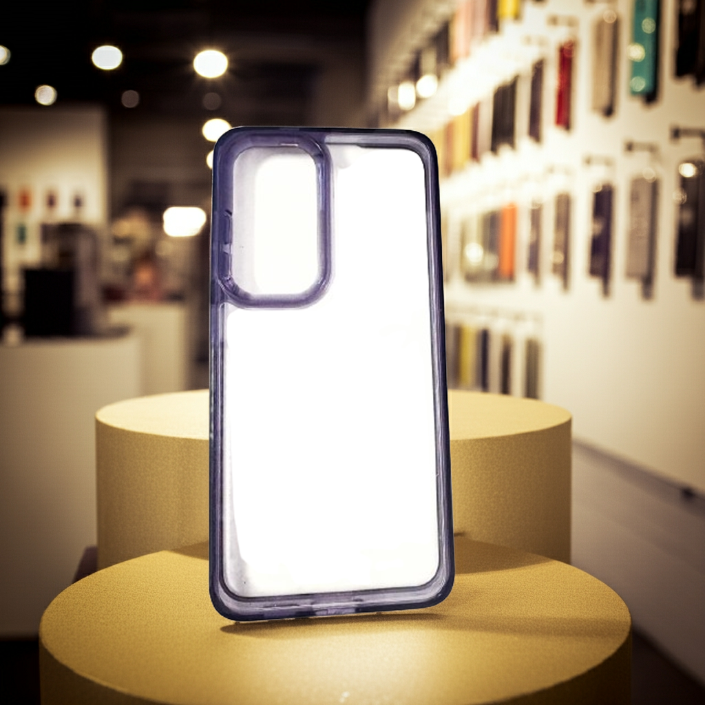 Cover trasparente Samsung Galaxy S24 viola - MOKO