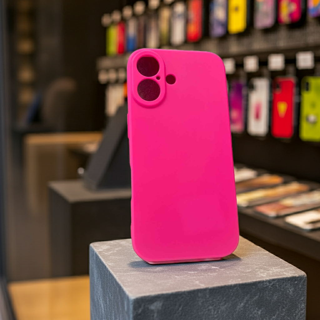 Cover colorata Iphone 16 Plus fucsia - MOKO