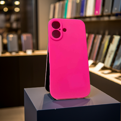 Cover colorata Iphone 16 Plus fucsia - MOKO