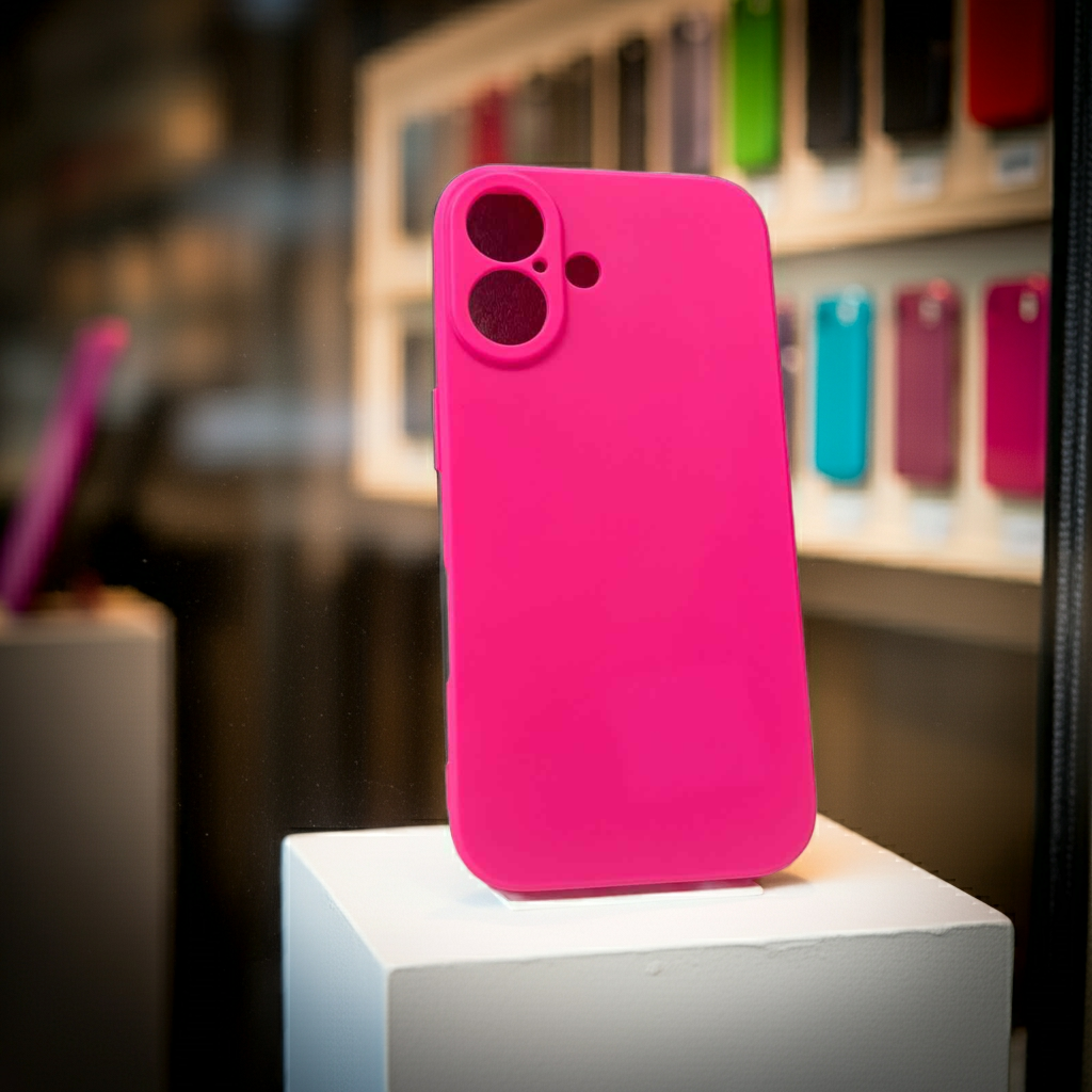 Cover colorata Iphone 16 Plus fucsia - MOKO