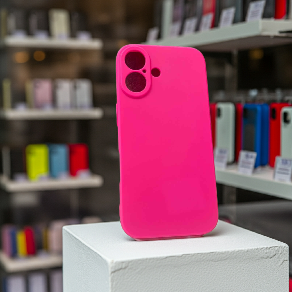 Cover colorata Iphone 16 Plus fucsia - MOKO