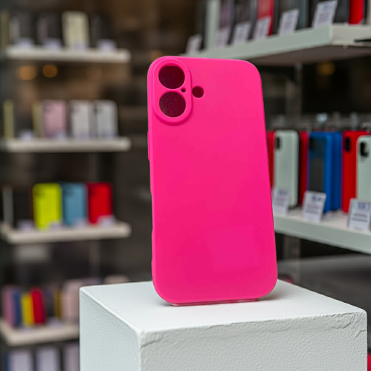 Cover colorata Iphone 16 Plus fucsia - MOKO