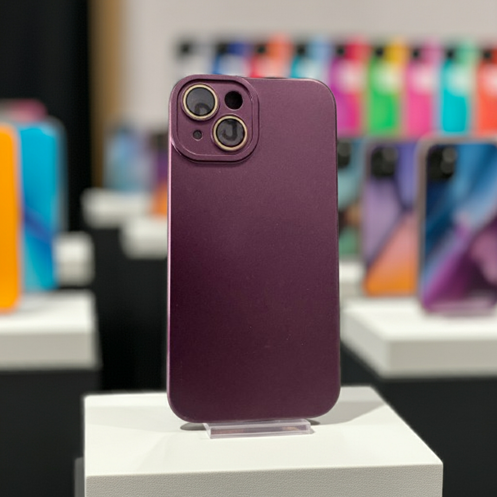 Cover iPhone 15 viola - Proteggi il tuo smartphone con stile - MOKO