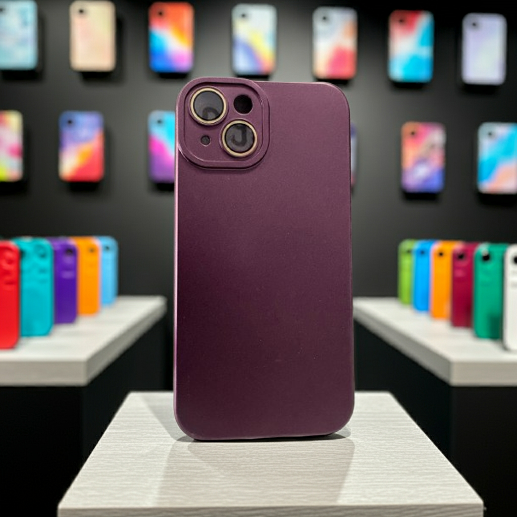Cover iPhone 15 viola - Proteggi il tuo smartphone con stile - MOKO