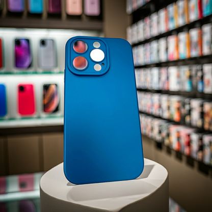 Cover iPhone 15 Pro Max blu - Design colorato e protettivo - MOKO