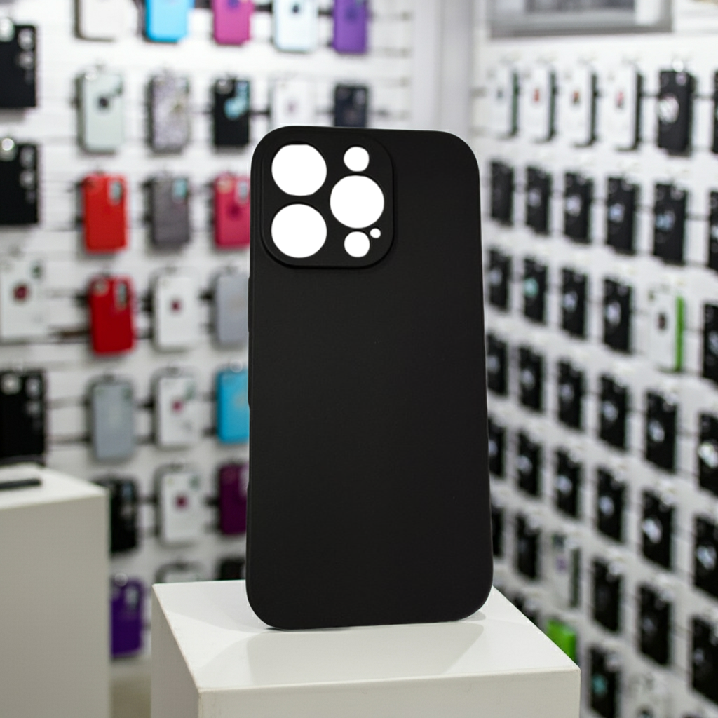 Cover colorata Iphone 16 Pro Max nero - MOKO