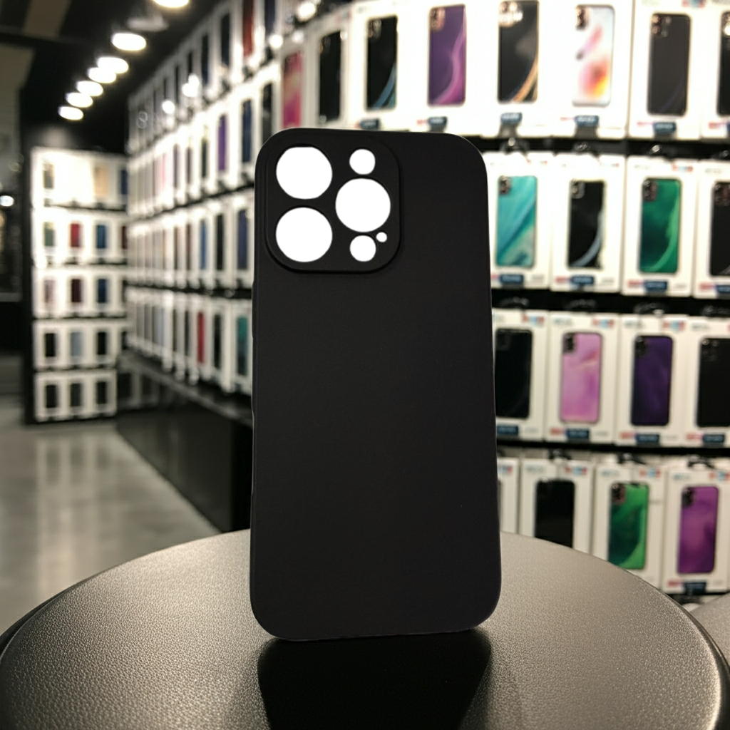 Cover colorata Iphone 16 Pro Max nero - MOKO