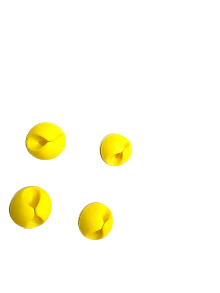 Clip Fermacavo giallo - MOKO