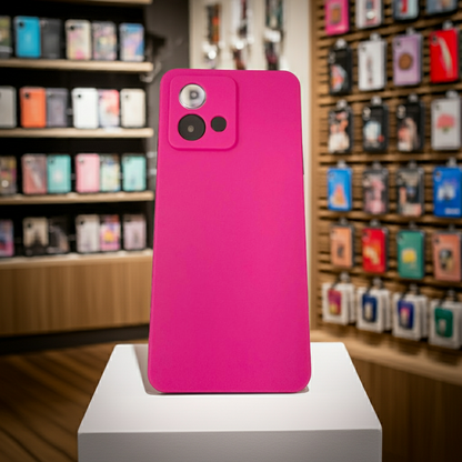 Cover Motorola G84 rosa fluo - Protezione Colorata e Stilosa - MOKO