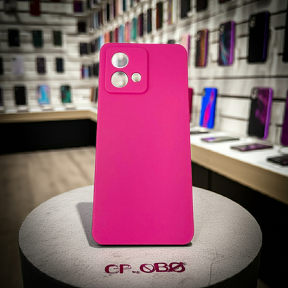Cover Motorola G84 rosa fluo - Protezione Colorata e Stilosa - MOKO