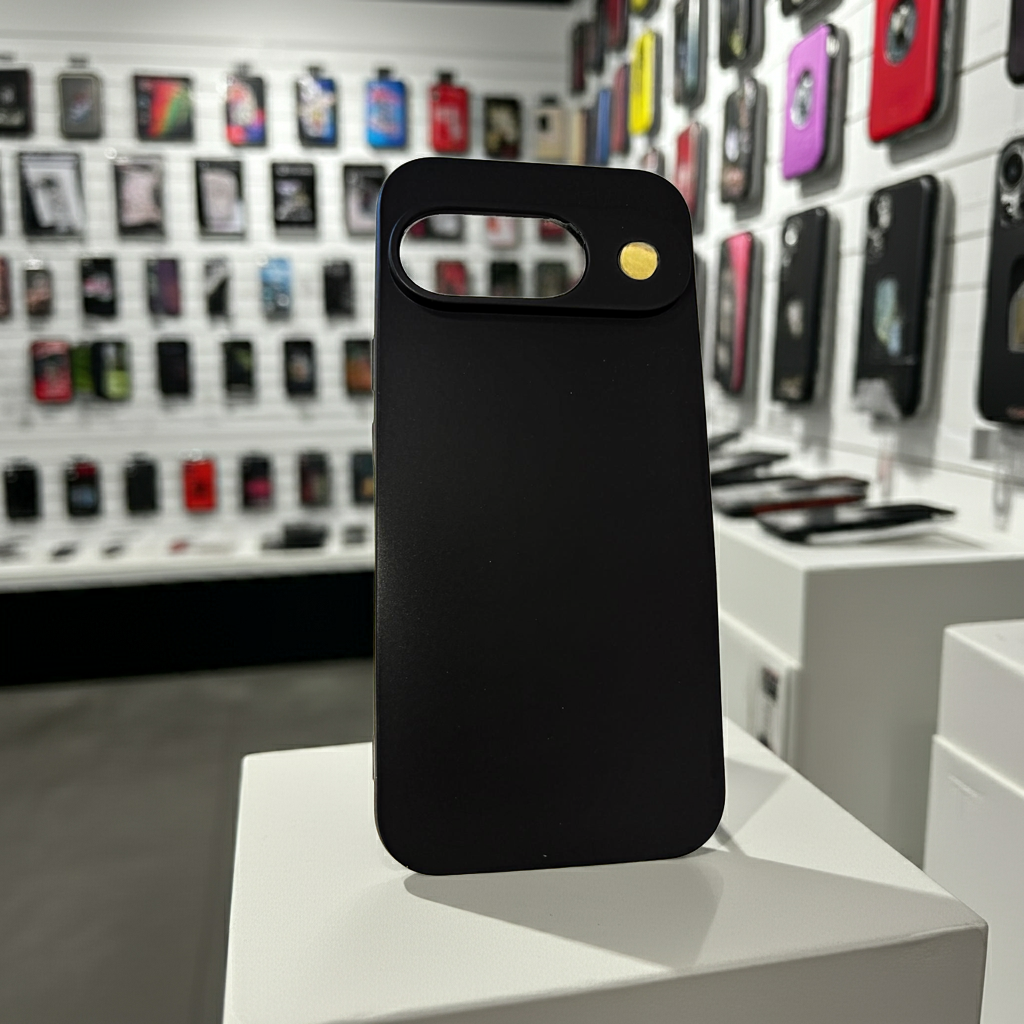 Cover Google Pixel 9 nera - Protezione colorata e stile moderno - MOKO