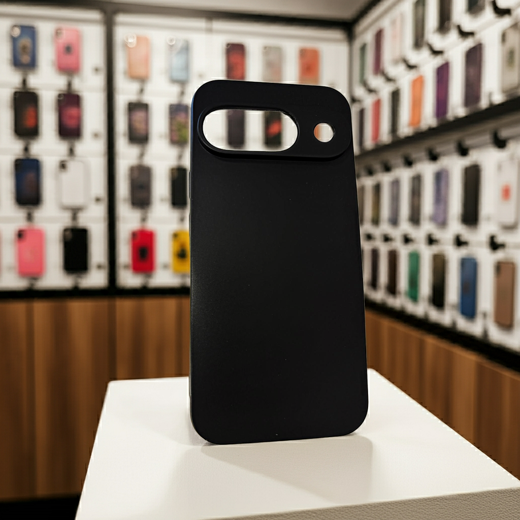 Cover Google Pixel 9 nera - Protezione colorata e stile moderno - MOKO