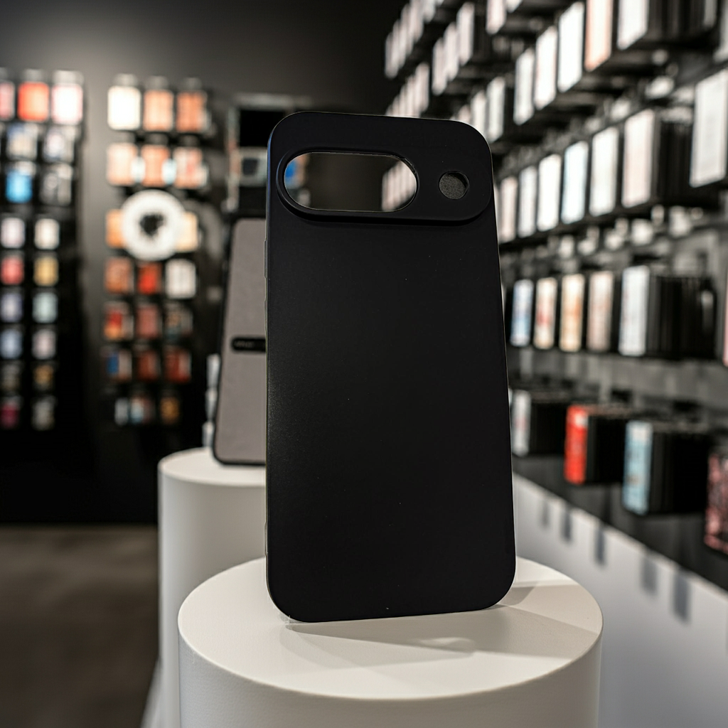 Cover Google Pixel 9 nera - Protezione colorata e stile moderno - MOKO