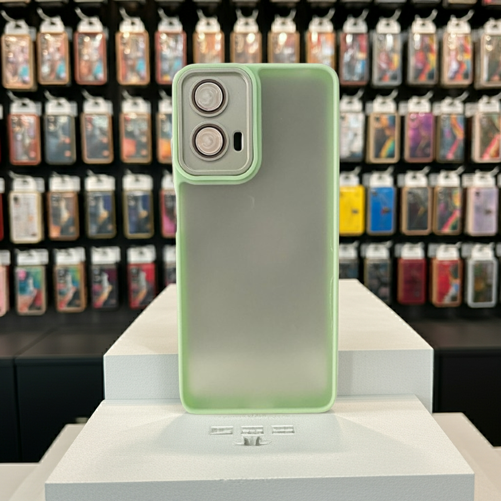 Cover semitrasparente Motorola G04 G24 E14 - Verde Chiaro - MOKO