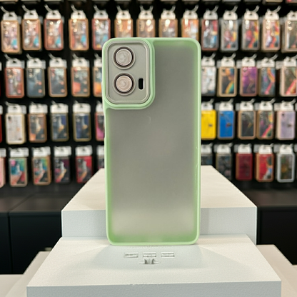 Cover semitrasparente Motorola G04 G24 E14 - Verde Chiaro - MOKO