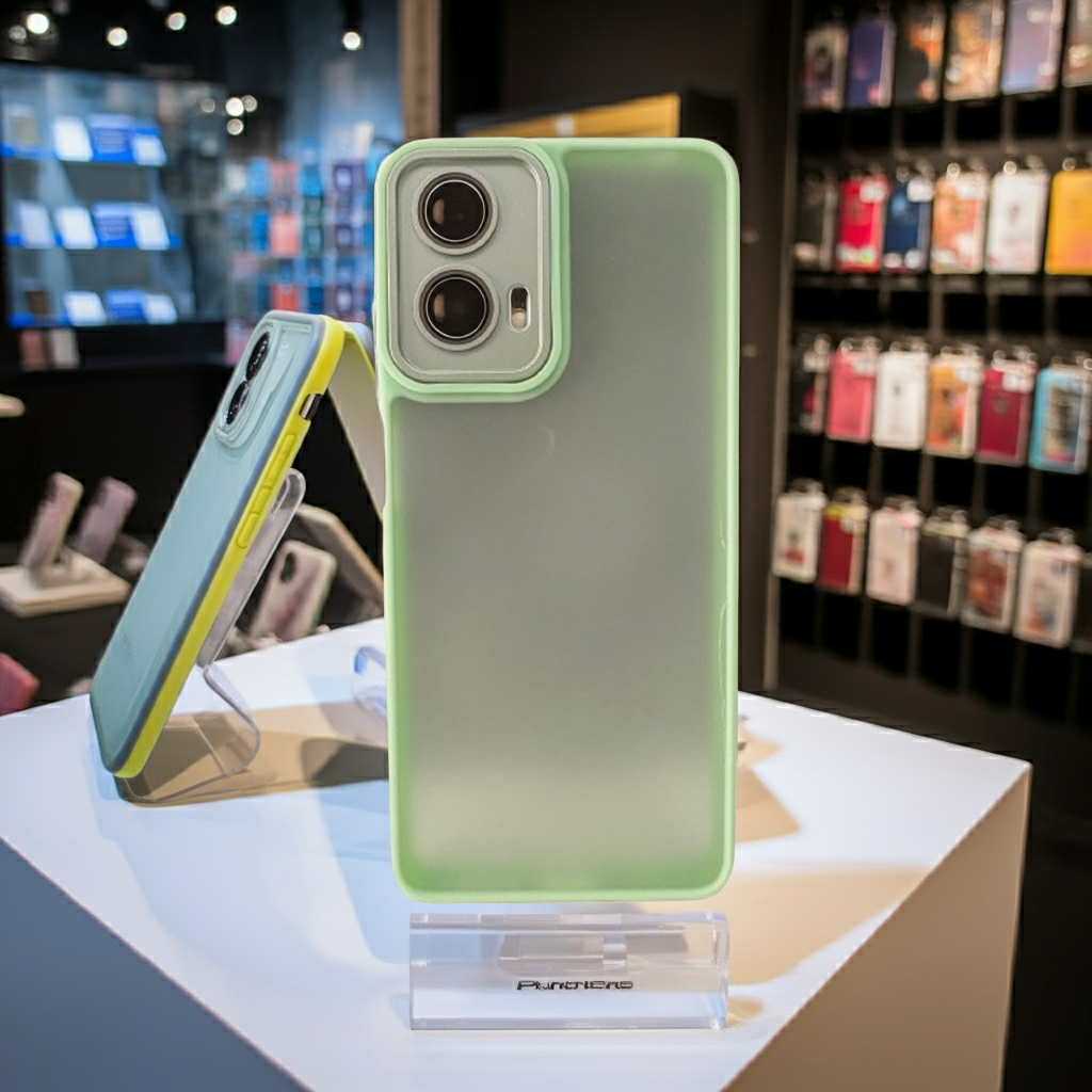 Cover semitrasparente Motorola G04 G24 E14 - Verde Chiaro - MOKO