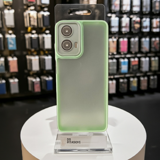 Cover semitrasparente Motorola G04 G24 E14 - Verde Chiaro - MOKO