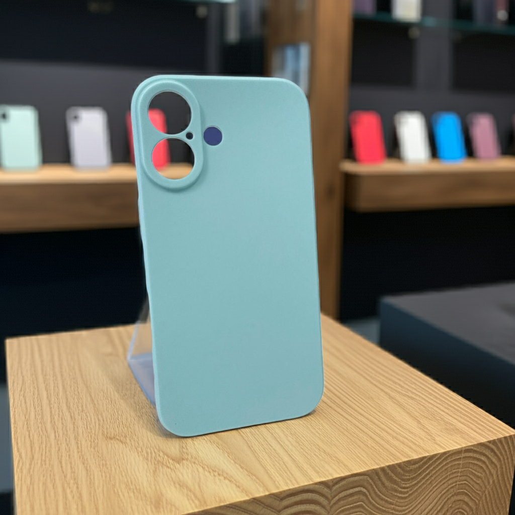 Cover iPhone 16 verde acqua chiaro - Protezione elegante e colorata - MOKO