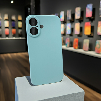 Cover iPhone 16 verde acqua chiaro - Protezione elegante e colorata - MOKO