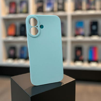 Cover iPhone 16 verde acqua chiaro - Protezione elegante e colorata - MOKO